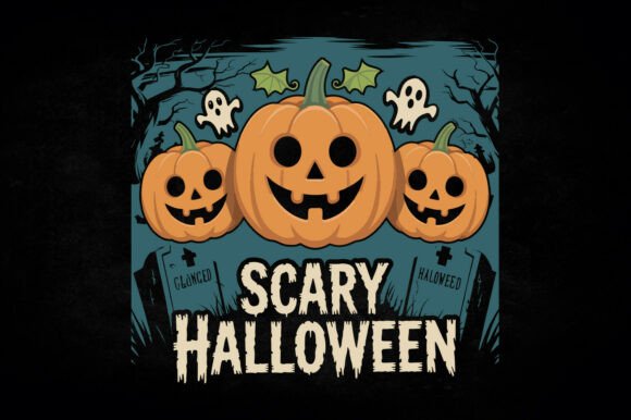 Scary Halloween Pumpkin Vector Design Review