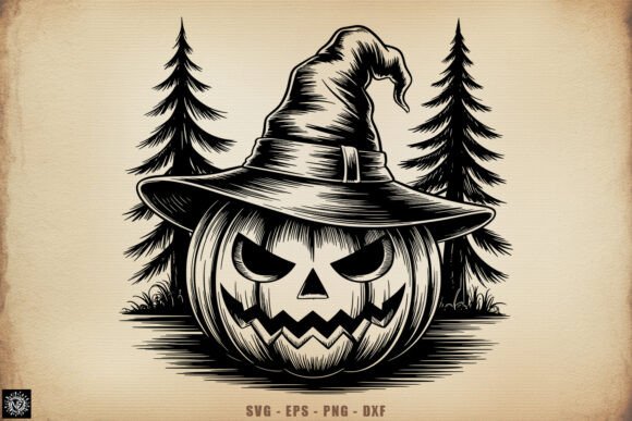 Vintage Witch Hat Pumpkin SVG Review